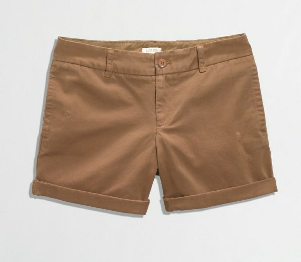 J. Crew Factory Broken In Boyfriend Shorts